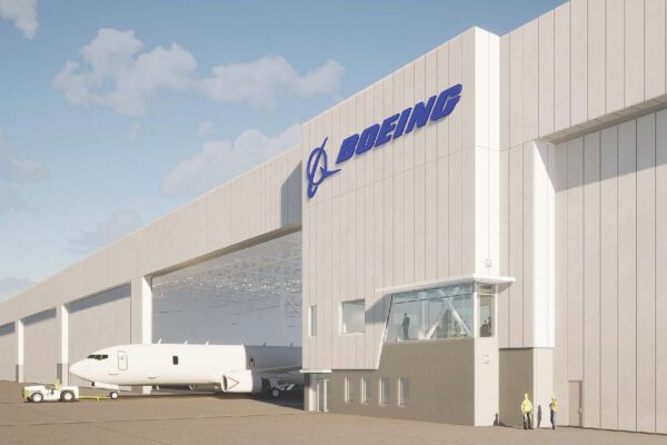 digital rendering of the new digitally enabled MRO facility